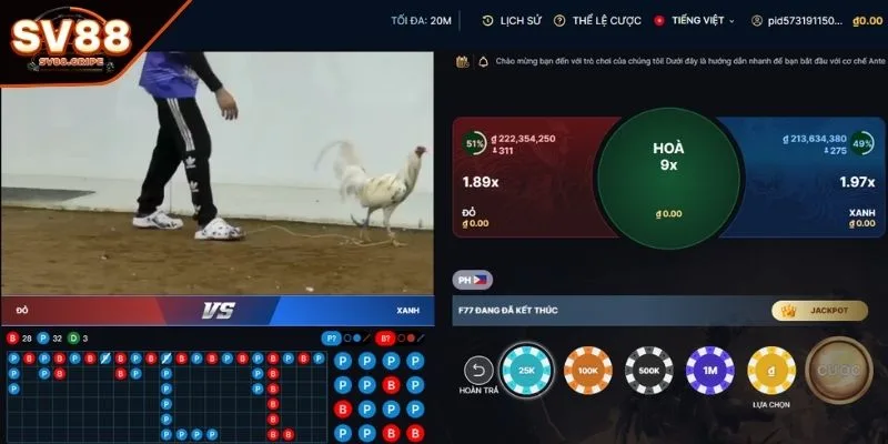 Bí quyết chiến thắng tại đá gà SV88